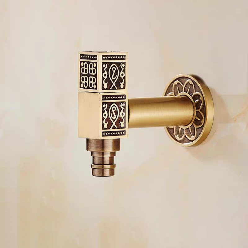 Hoekkraan koud water – Bronskleur decoratief