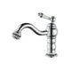 Chrome washbasin tap