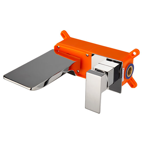 Chrom-Wasserfall-Einbaumischbatterie