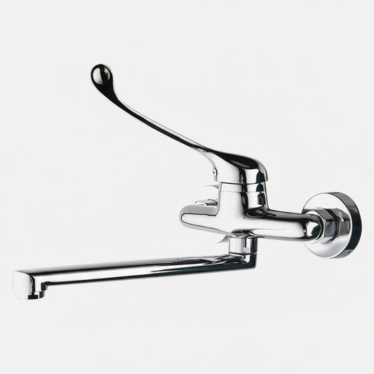 Elbow wall tap chrome mixer tap