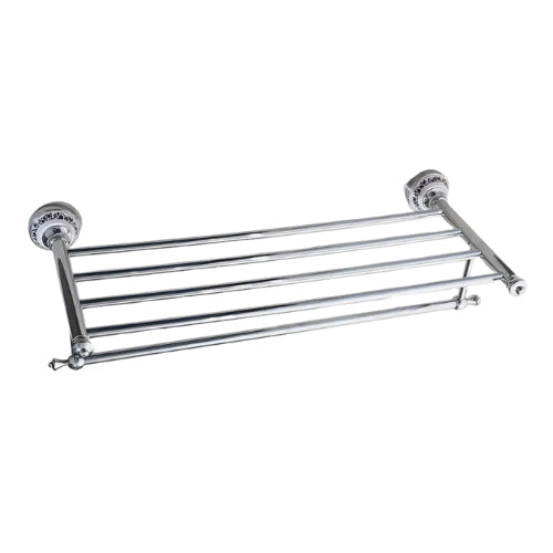 Chrome Towel Rack - Stylish and Nostalgic