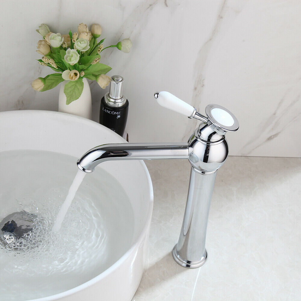 C36 chroom wastafelkraan met keramische schijven