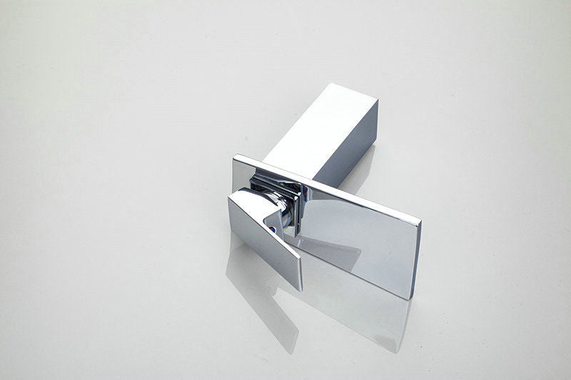 Chrome waterfall mixer tap