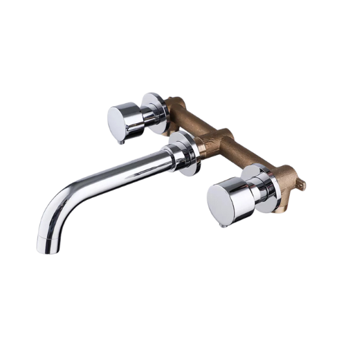 Chrome Built-in Washbasin Tap