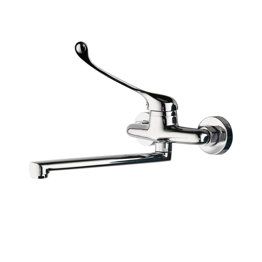 Chrome elbow tap mixer tap with elbow control