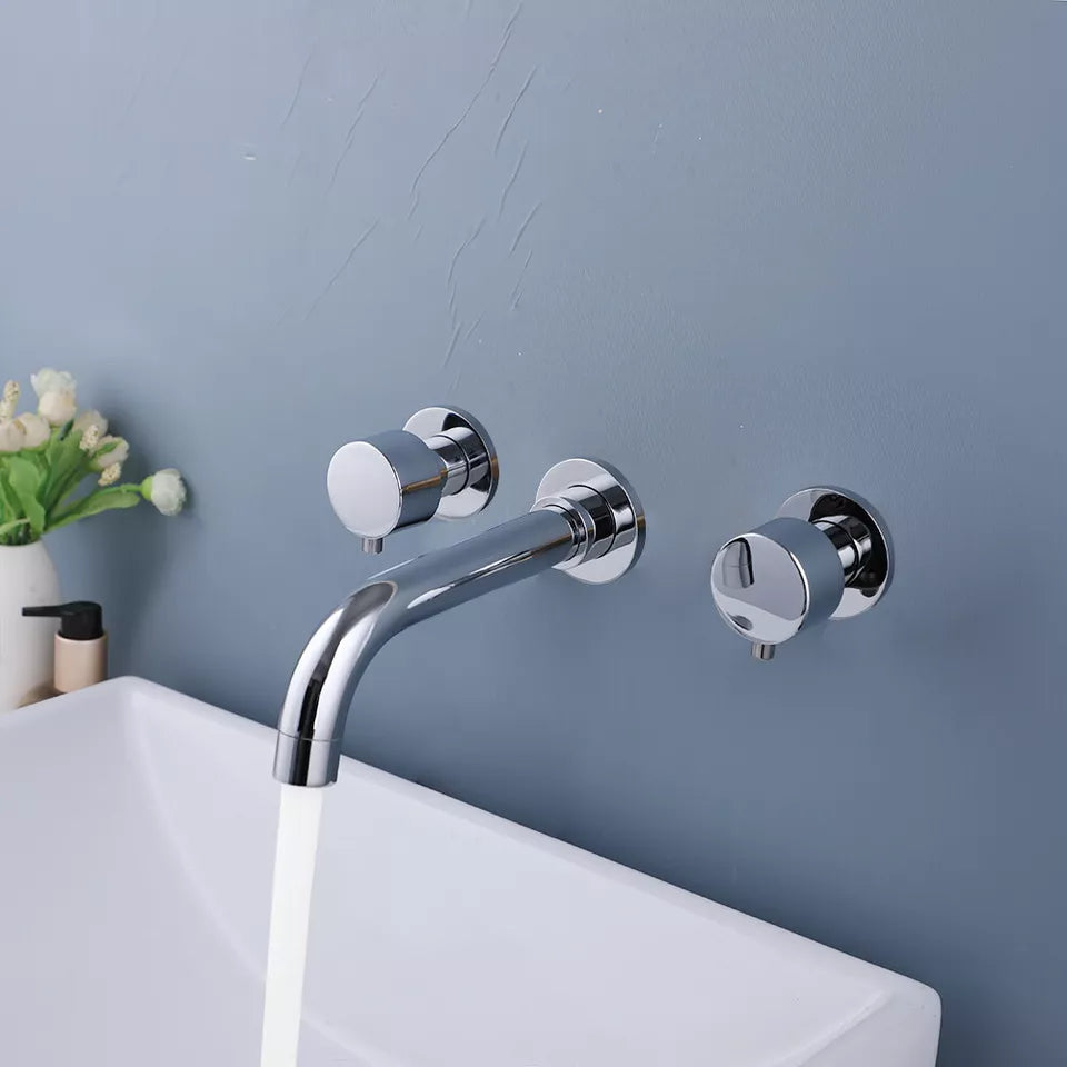 Chrome Built-in Washbasin Tap