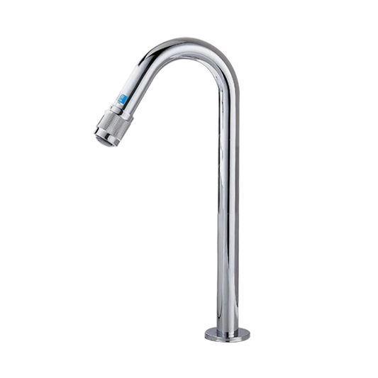 Koudwater fonteinkraan chroom – bediening aan de uitloop