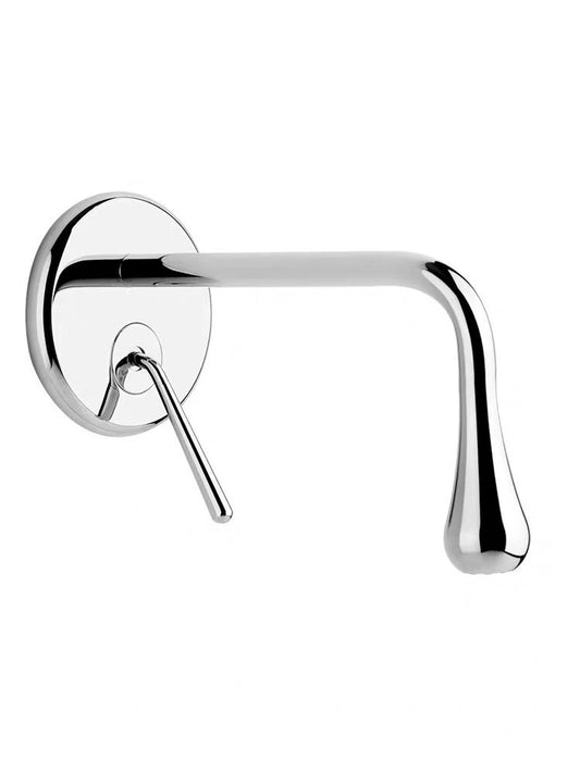 Chroom muurkraan – inbouw mengkraan