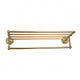 Gold-colored towel rack