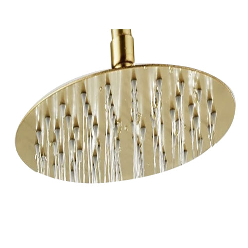 Goldfarbener Duschkopf