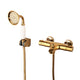 Gold Thermostat-Badewannenarmatur