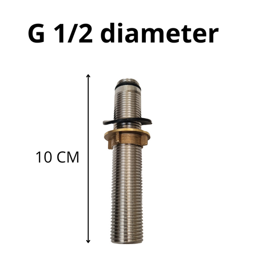 G 1/2 threaded tube length 10 cm