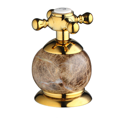 Goldene Badewannenarmatur 3-teilig