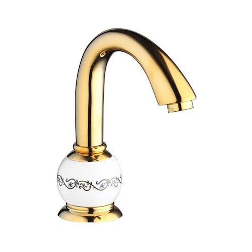 Goldfarbener Einbauhahn 3-teilig