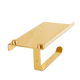 Toilet roll holder incl. table gold