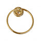 Goldener Handtuchring mit goldfarbenem Finish