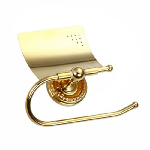 gold toilet roll holder
