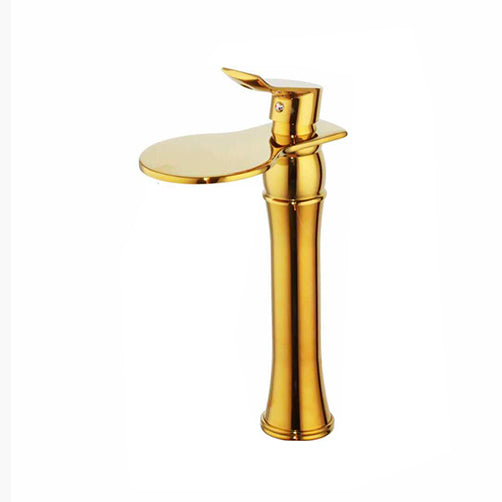 Luxurious gold faucet