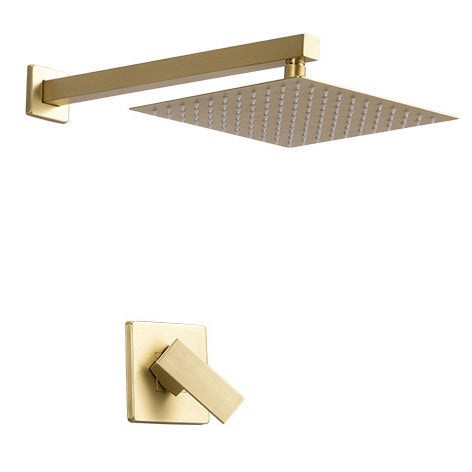 Einbaudusche mattgold