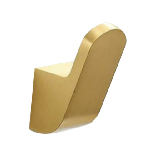 Brushed gold towel hook
