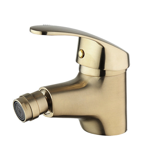 Brushed gold bidet faucet