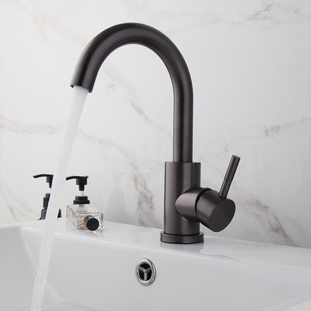 gun metal wastafelkraan