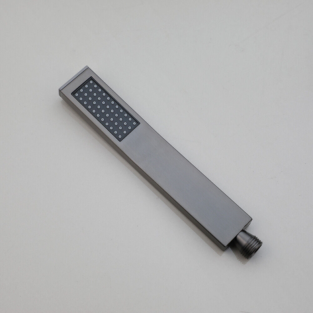 Luxury Gun Metal Built-in Rain Shower