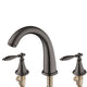 3-Piece Gun Metal Basin Faucet
