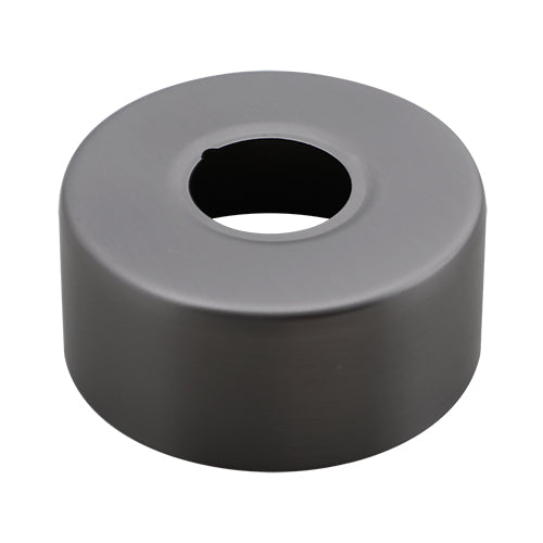 Gun metal rozet voor badkraan met diameter van 30 mm