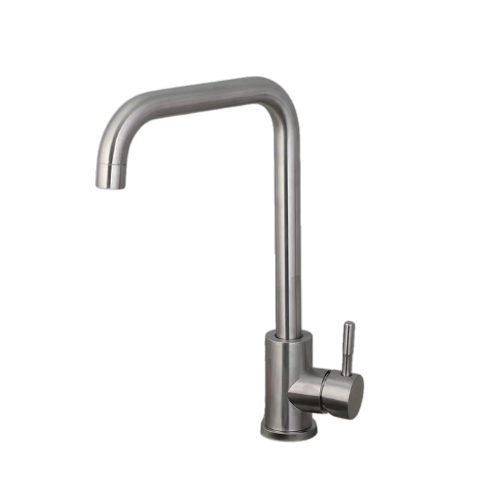 Brushed Nickel Kitchen Faucet - Modern and Functional