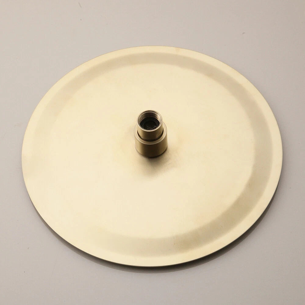 Brushed gold shower set