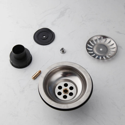 Gootsteenafvoer – Geborsteld nikkel