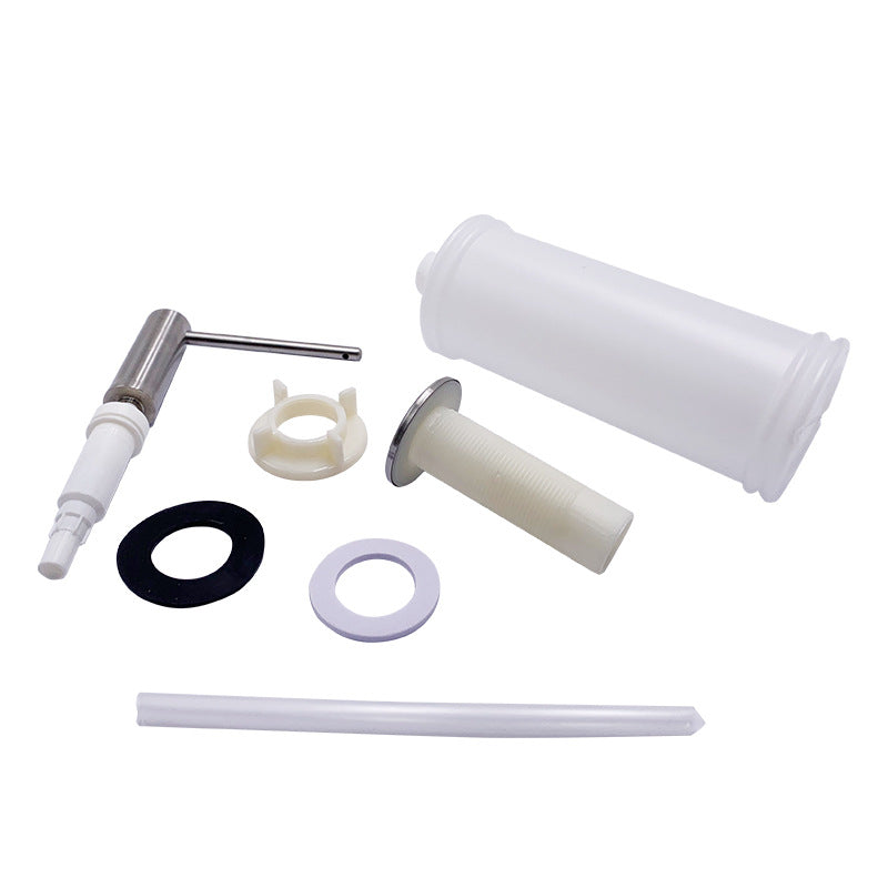 Inbouw Zeepdispenser Geborsteld Nikkel 350ml