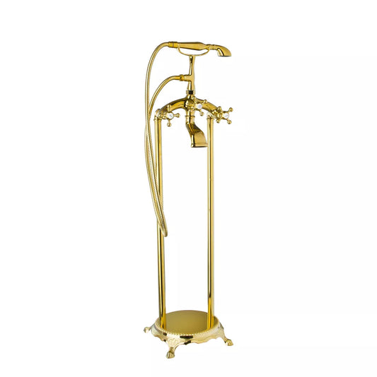 Country-style freestanding bath tap
