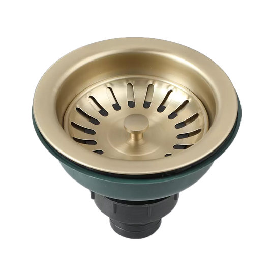 Landelijke Gootsteenafvoer – Geborsteld Goud