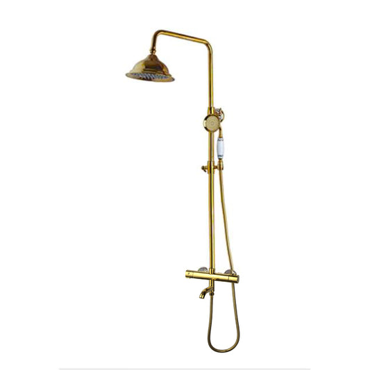 Luxe Gouden Thermostatische Doucheset