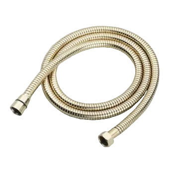 Gouden doucheslang 1,5 meter RVS