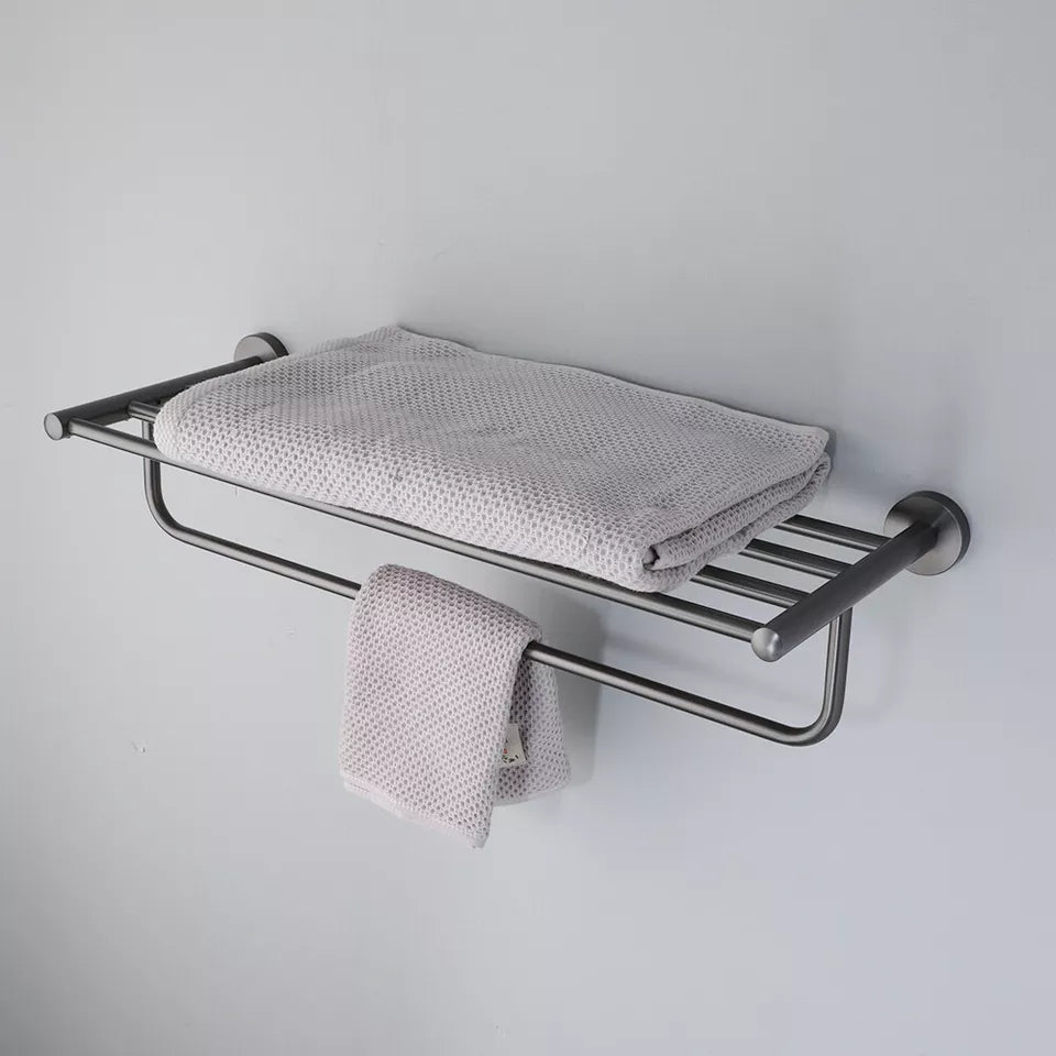 Handdoekrek in Gun Metal Uitvoering