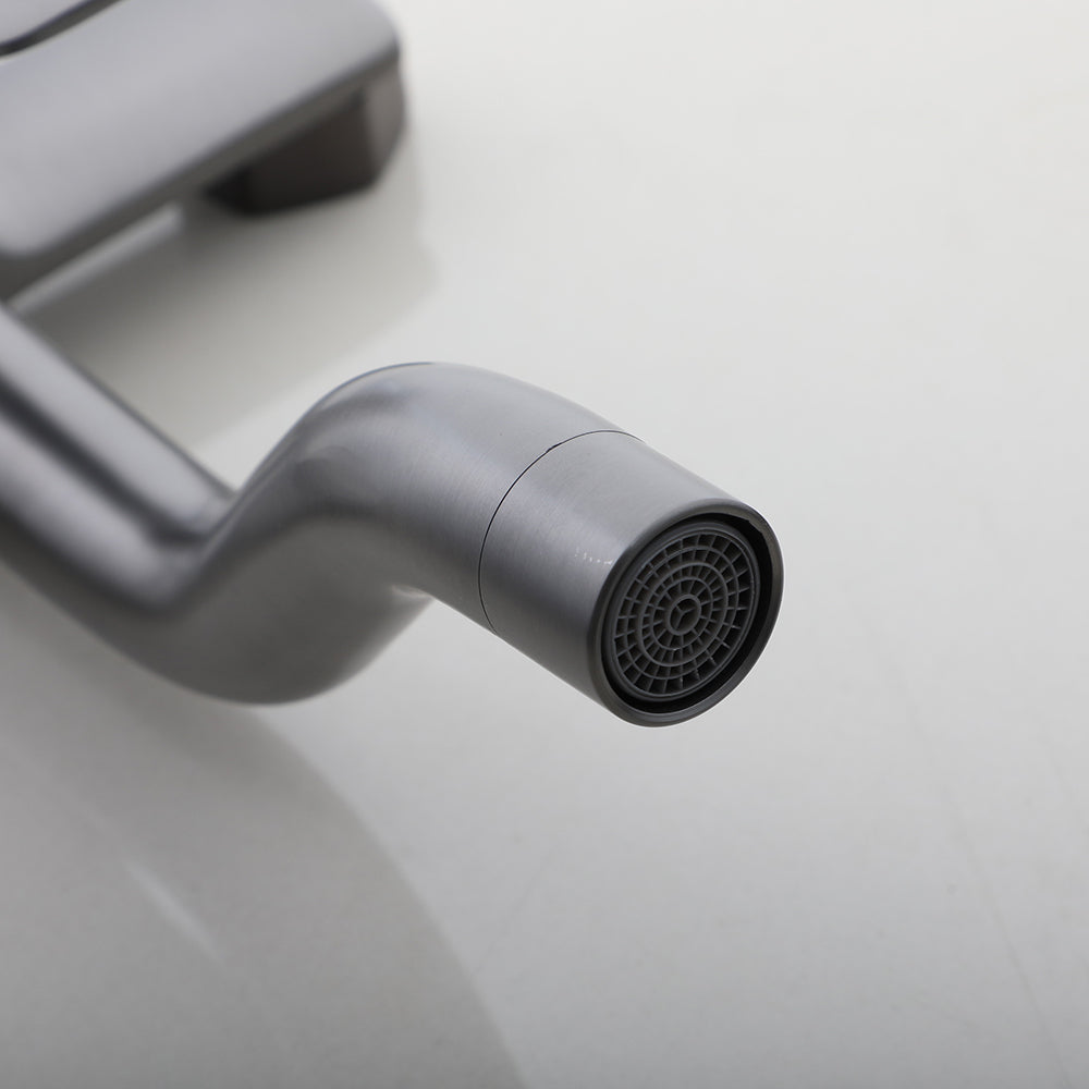 Gun metal surface-mounted shower rain shower