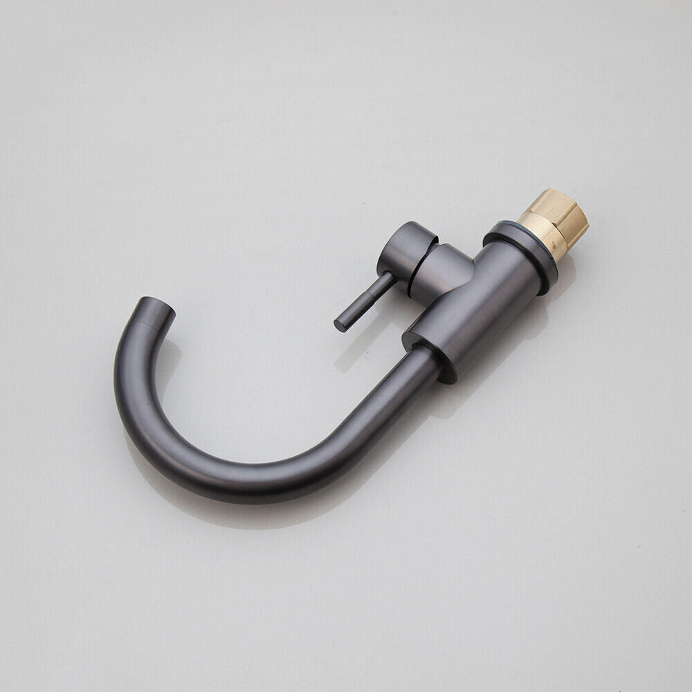 gun metal wastafelkraan