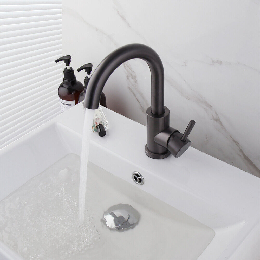 gun metal wastafelkraan