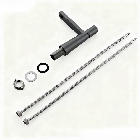 Wastafelkraan mengkraan – gun metal