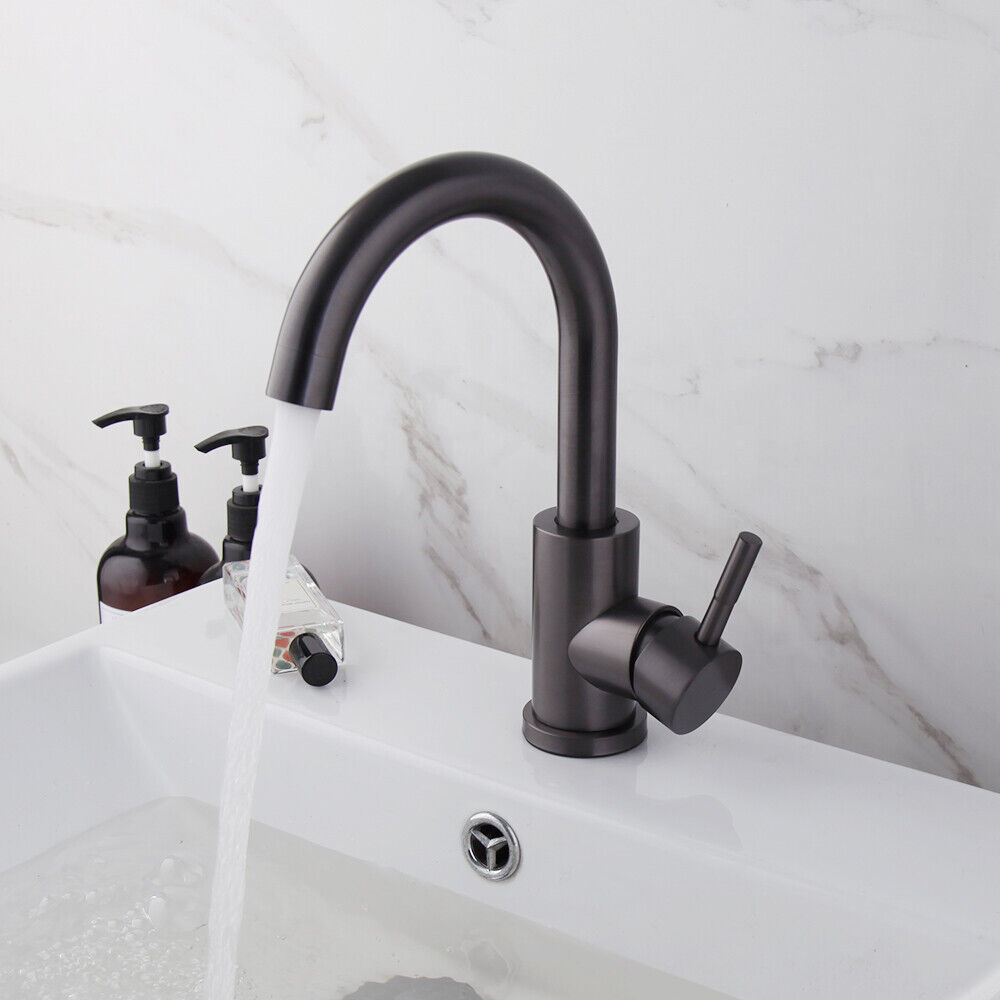 gun metal wastafelkraan mengkraan