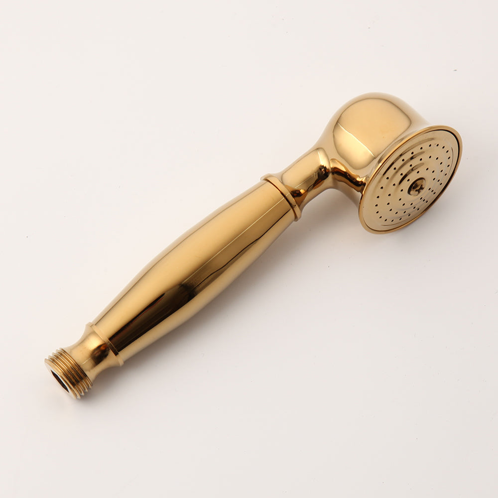 Gold thermostatic bath tap