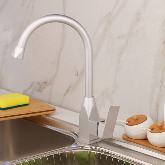 Aluminum kitchen faucet
