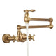 Wall-mounted mixer tap – rustic nostalgic bronze