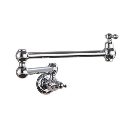 Landelijke zwenkbare koudwaterkraan – chroom