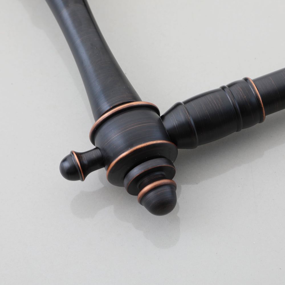 Country washbasin tap oil bronze color