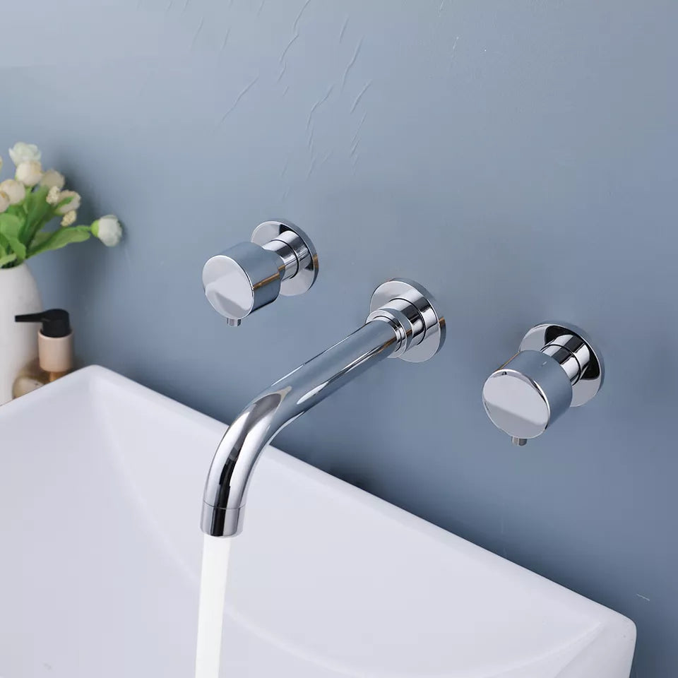 Chrome Built-in Washbasin Tap