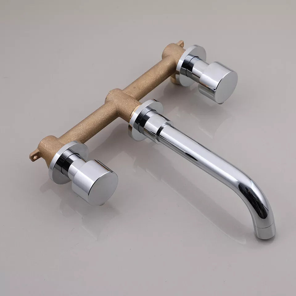 Chrome Built-in Washbasin Tap